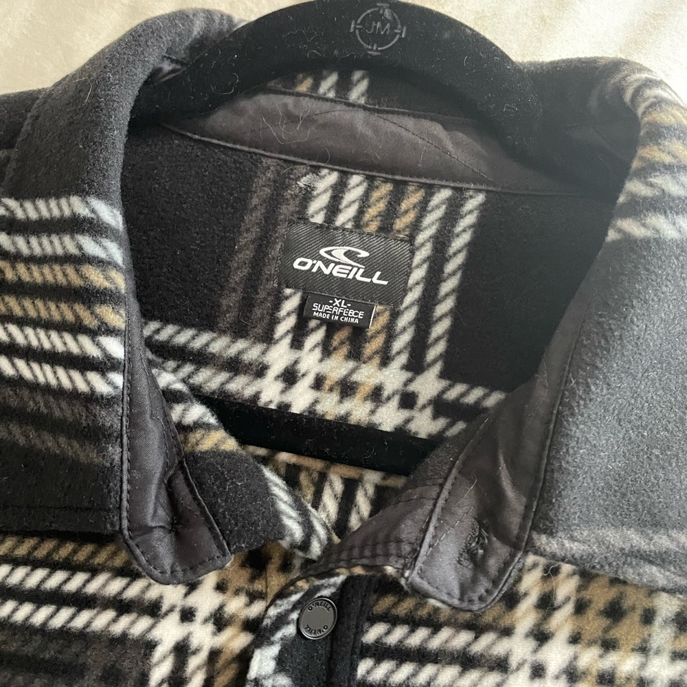 O’Neill Men’s Glacier Plaid Superfleece Flannel Shirt - EUC